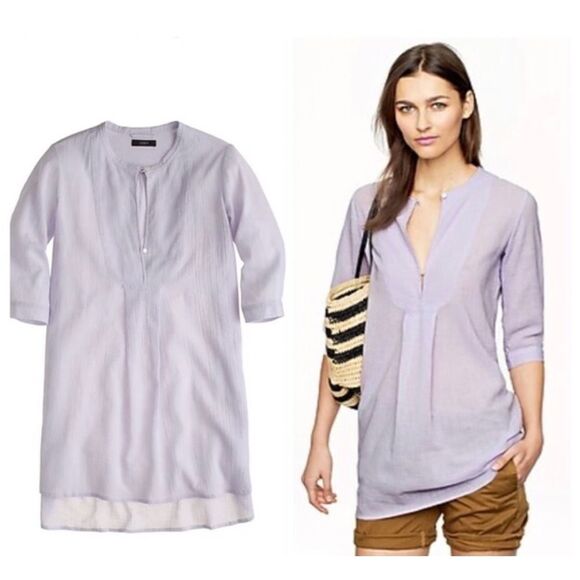 ✨J.Crew Cotton Neon Lime Tunic✨ - Picture 6 of 6